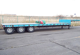 3-axles low-floor truck